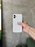 Чохол Silicone case із закритою камерою на iPhone 12 Mini White #08