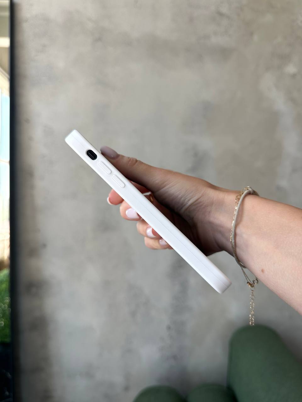 Чохол Silicone case із закритою камерою на iPhone 11 White #08