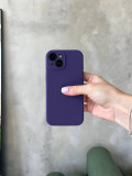 Чохол Silicone case із закритою камерою на iPhone 15+ Amethyst #54