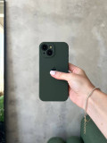 Чохол Silicone case із закритою камерою на iPhone 15 Cyprus Green #40