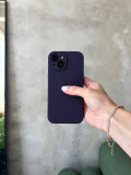 Чохол Silicone case із закритою камерою на iPhone 15 Elderberry #59