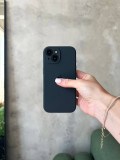 Чохол Silicone case із закритою камерою на iPhone 15 Midnight #55