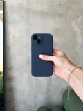 Чохол Silicone case із закритою камерою на iPhone 15 Midnight Blue #07