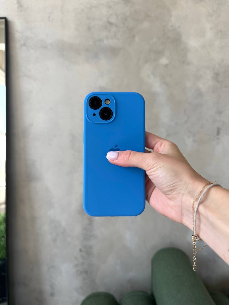 Чохол Silicone case із закритою камерою на iPhone 14 Royal Blue #03