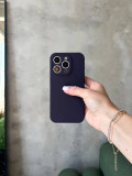 Чохол Silicone case із закритою камерою на iPhone 13 Pro Max Elderberry #59