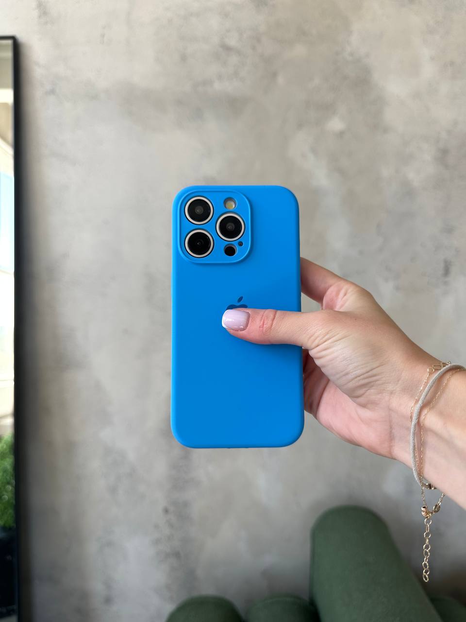 Чехол Silicone case с закрытой камерой для iPhone 11 Pro Royal Blue #03