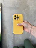 Чохол Silicone case із закритою камерою на iPhone 11 Pro Yellow #04