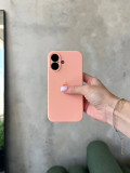 Чохол Silicone case із закритою камерою на iPhone 16+ Grapefruit #37