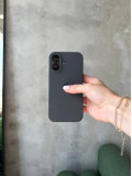 Чохол Silicone case із закритою камерою на iPhone 16+ Graphite #12