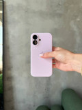 Чохол Silicone case із закритою камерою на iPhone 16+ Lilac Purple #58