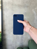 Чехол Silicone case с закрытой камерой на iPhone 7+/8+ Deep Navy #39