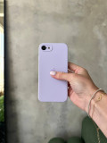 Чохол Silicone case із закритою камерою на iPhone SE 2020/2022 Lilac Purple #58