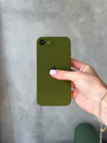 Чохол Silicone case із закритою камерою на iPhone SE 2020/2022 Army Green #29