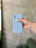 Чохол Silicone case із закритою камерою на iPhone XS Max Lilac #05