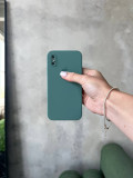 Чохол Silicone case із закритою камерою на iPhone XS Max Pine Green #46