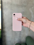 Чохол Silicone case із закритою камерою на iPhone XR Chalk Pink #57