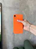 Чохол Silicone case із закритою камерою на iPhone XR Kumquat #52