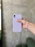 Чохол Silicone case із закритою камерою на iPhone XR Lilac Purple #58