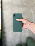 Чохол Silicone case із закритою камерою на iPhone XR Pine Green #46
