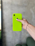 Чохол Silicone case із закритою камерою на iPhone XR Shiny Green #24