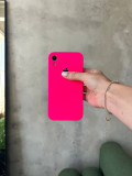 Чохол Silicone case із закритою камерою на iPhone XR Shiny Pink #23