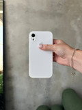 Чохол Silicone case із закритою камерою на iPhone XR White #08