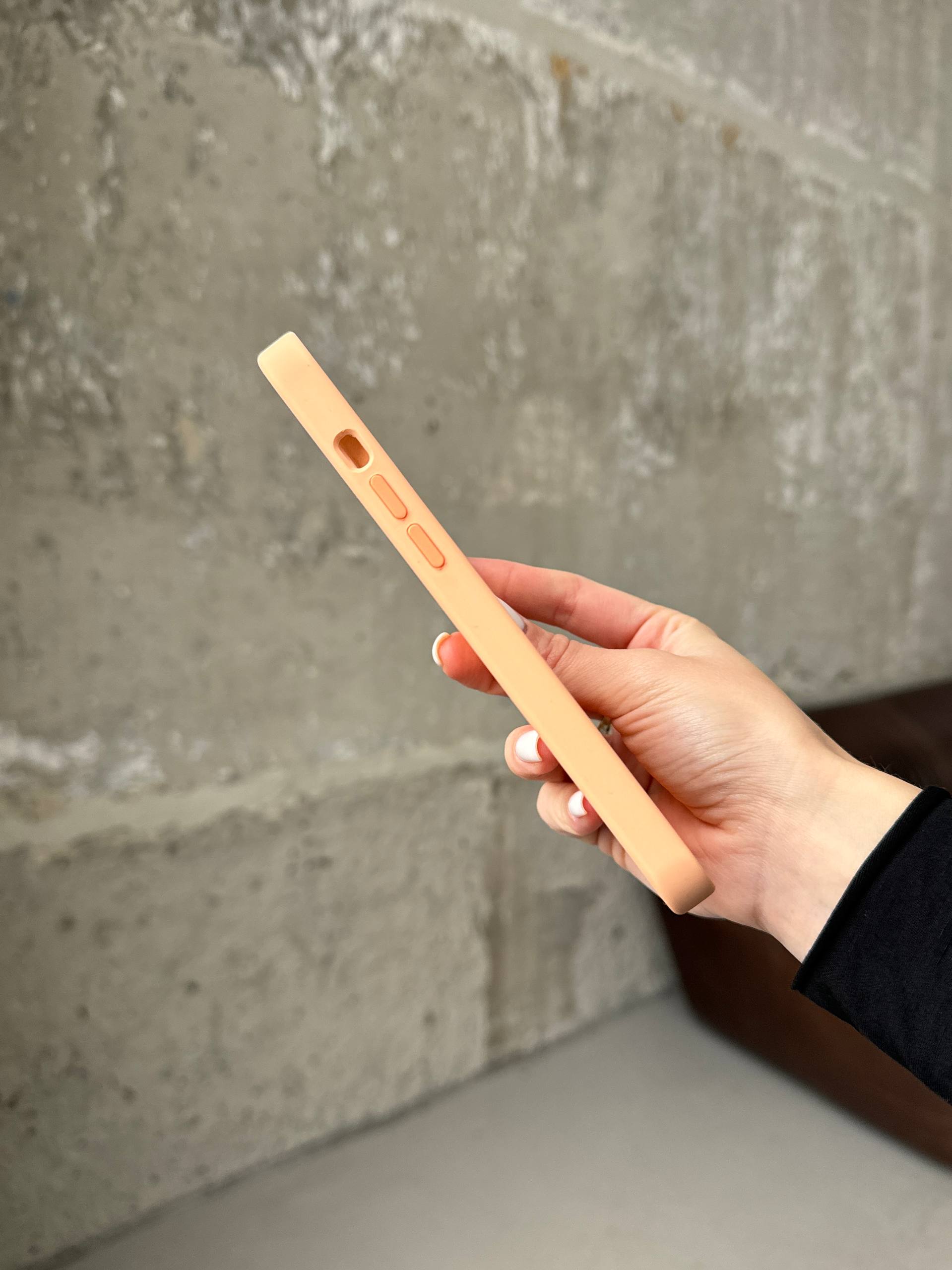 Чехол Silicone case с Magsafe на iPhone 12 / 12 Pro Cantaloupe (10)