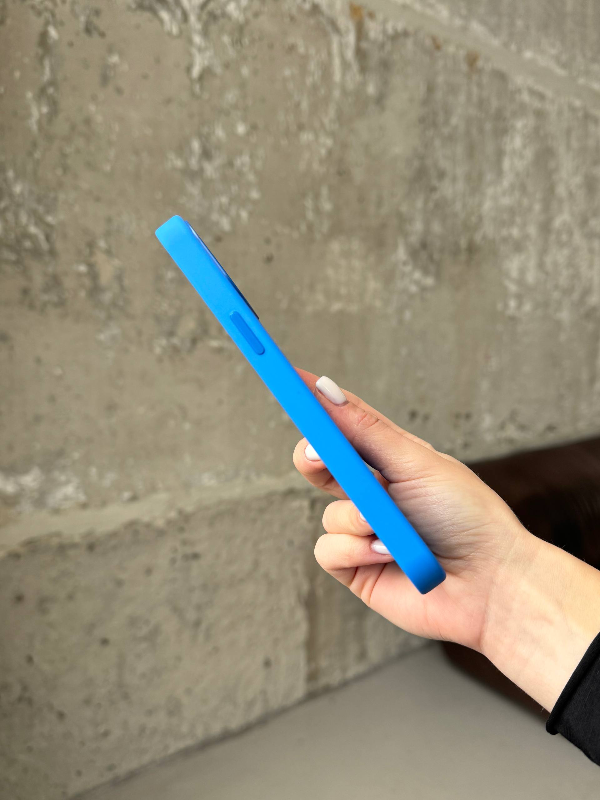 Чохол Silicone case з Magsafe на iPhone 12 / 12 Pro Capri Blue (11)