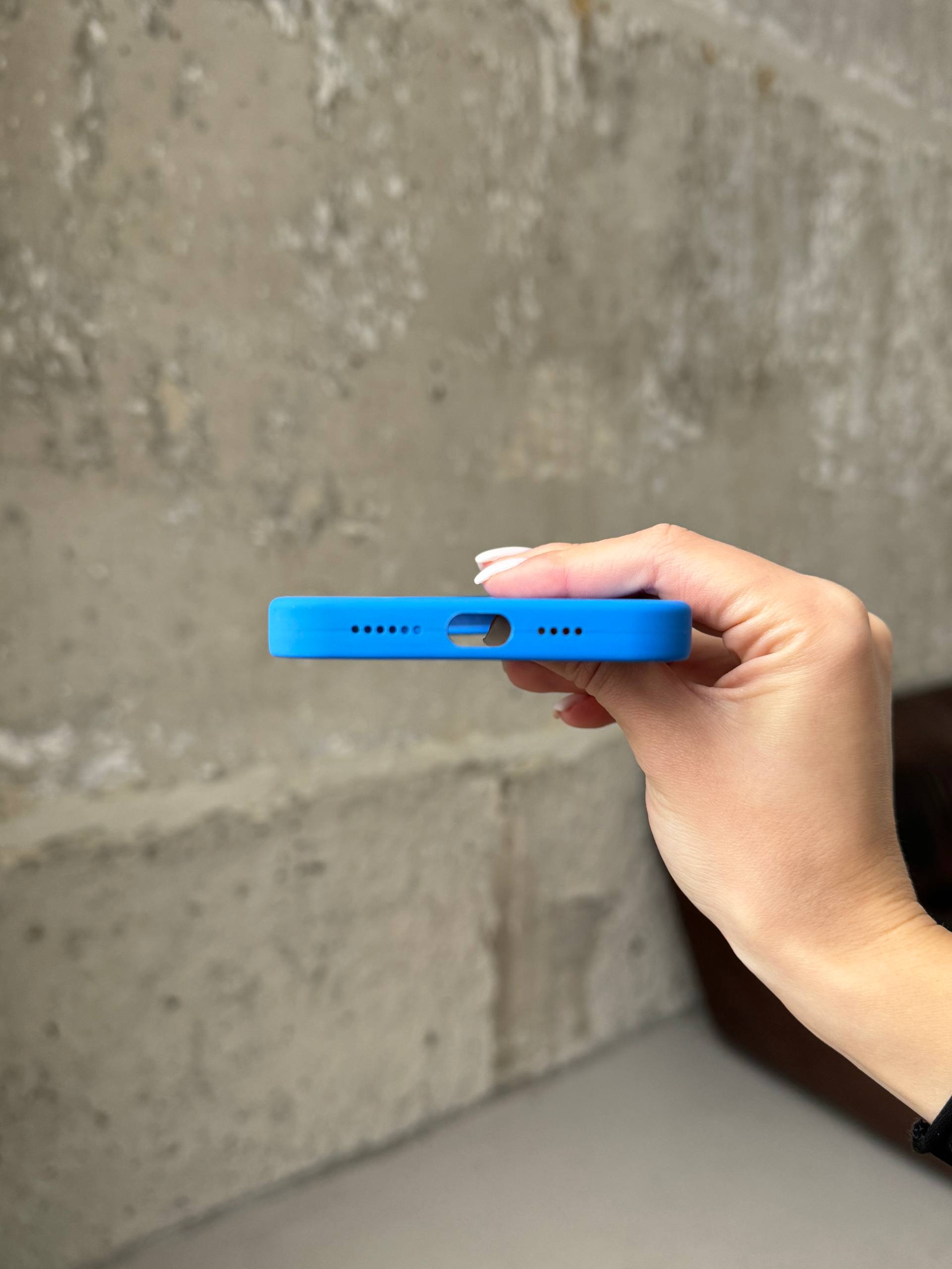 Чохол Silicone case з Magsafe на iPhone 12 / 12 Pro Capri Blue (11)