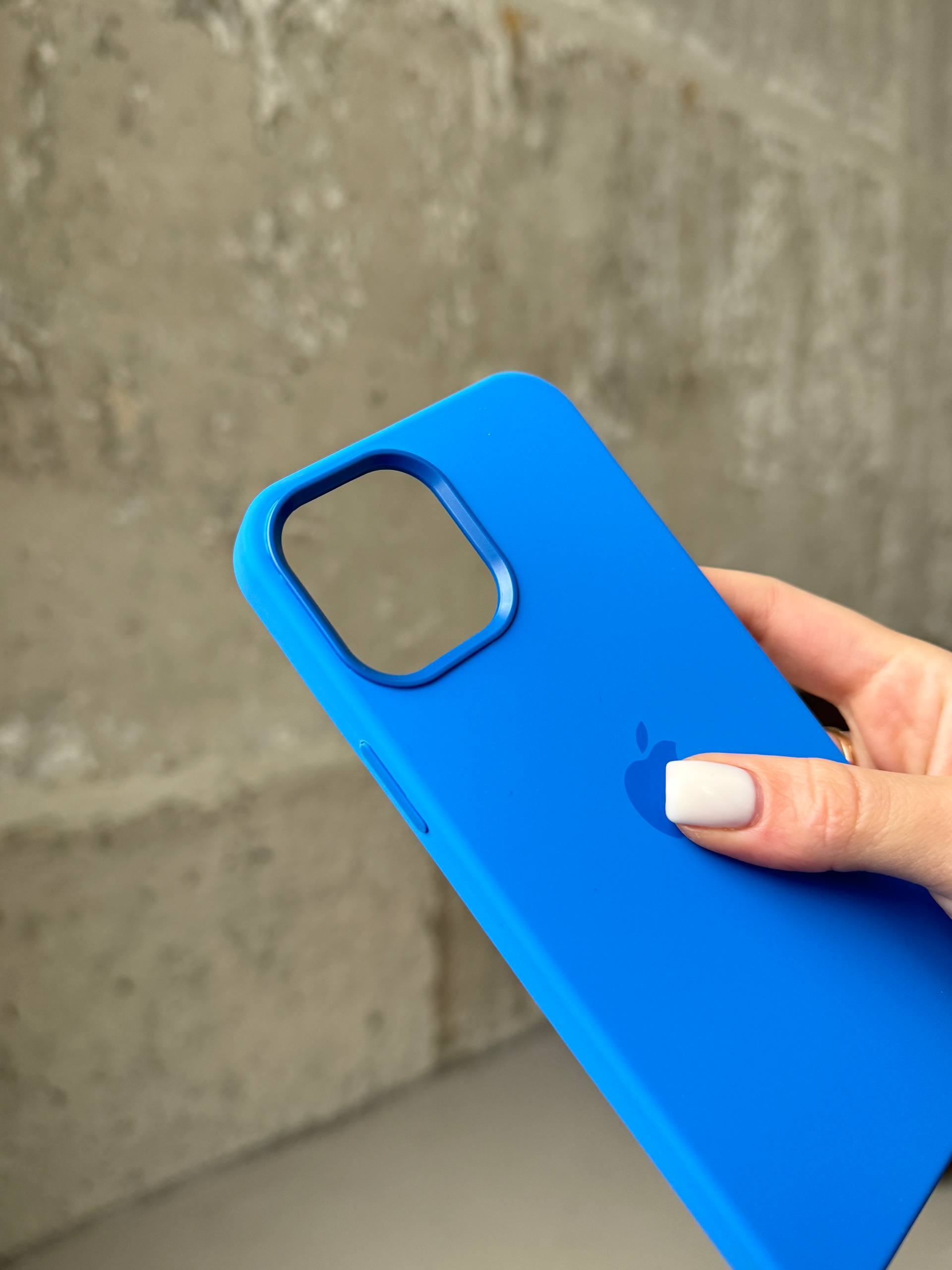 Чохол Silicone case з Magsafe на iPhone 12 / 12 Pro Capri Blue (11)