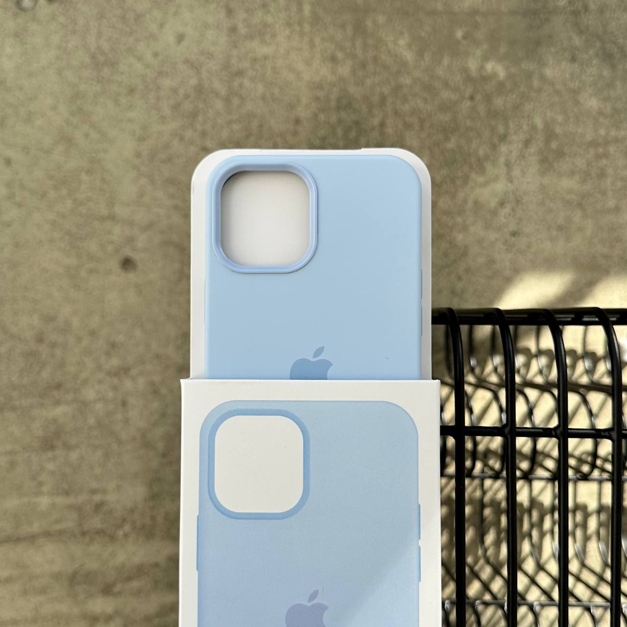 Чехол Silicone case с Magsafe на iPhone 12 Pro Max Cloud Blue (14)