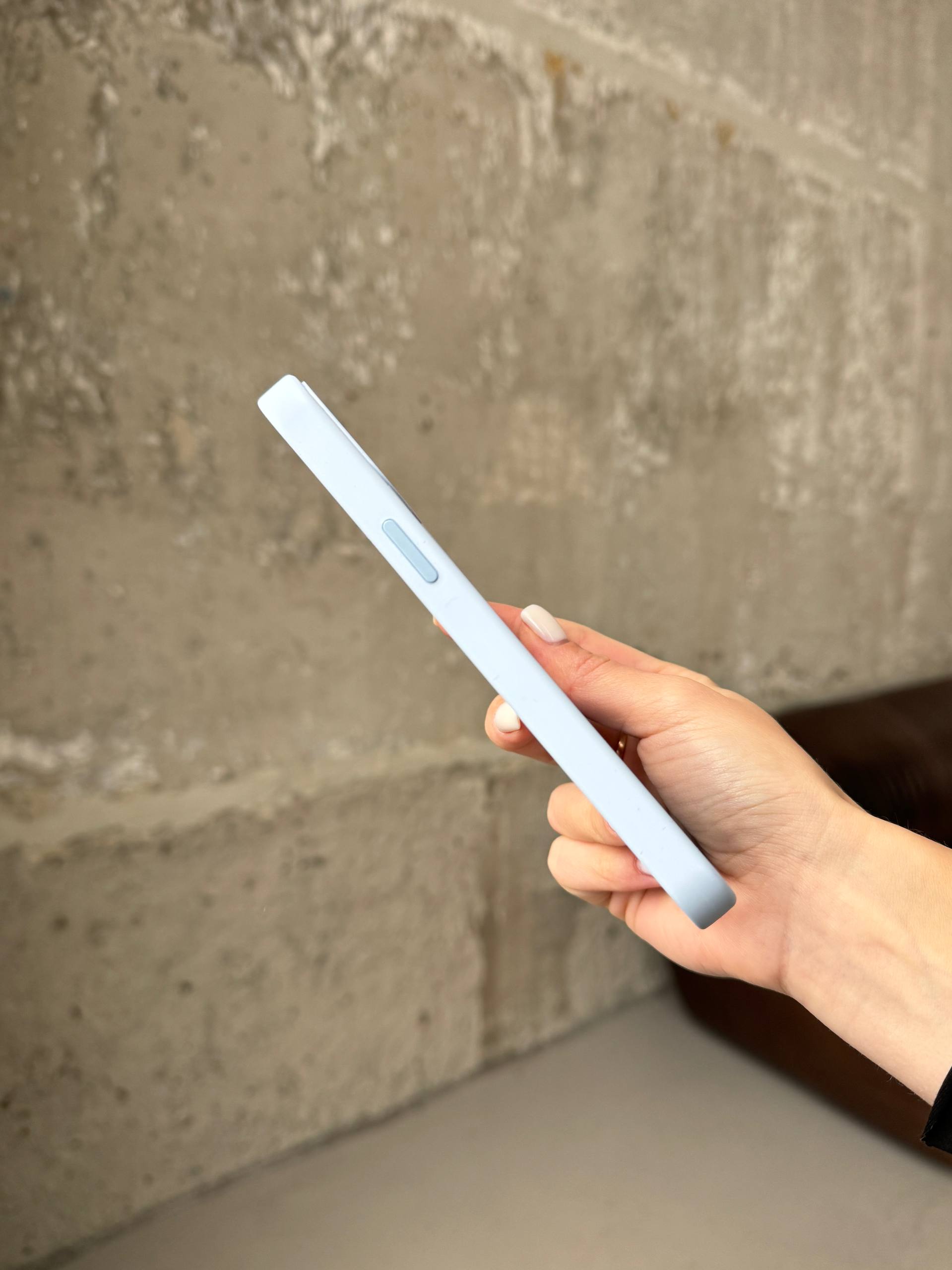 Чехол Silicone case с Magsafe на iPhone 12 / 12 Pro Cloud Blue (14)