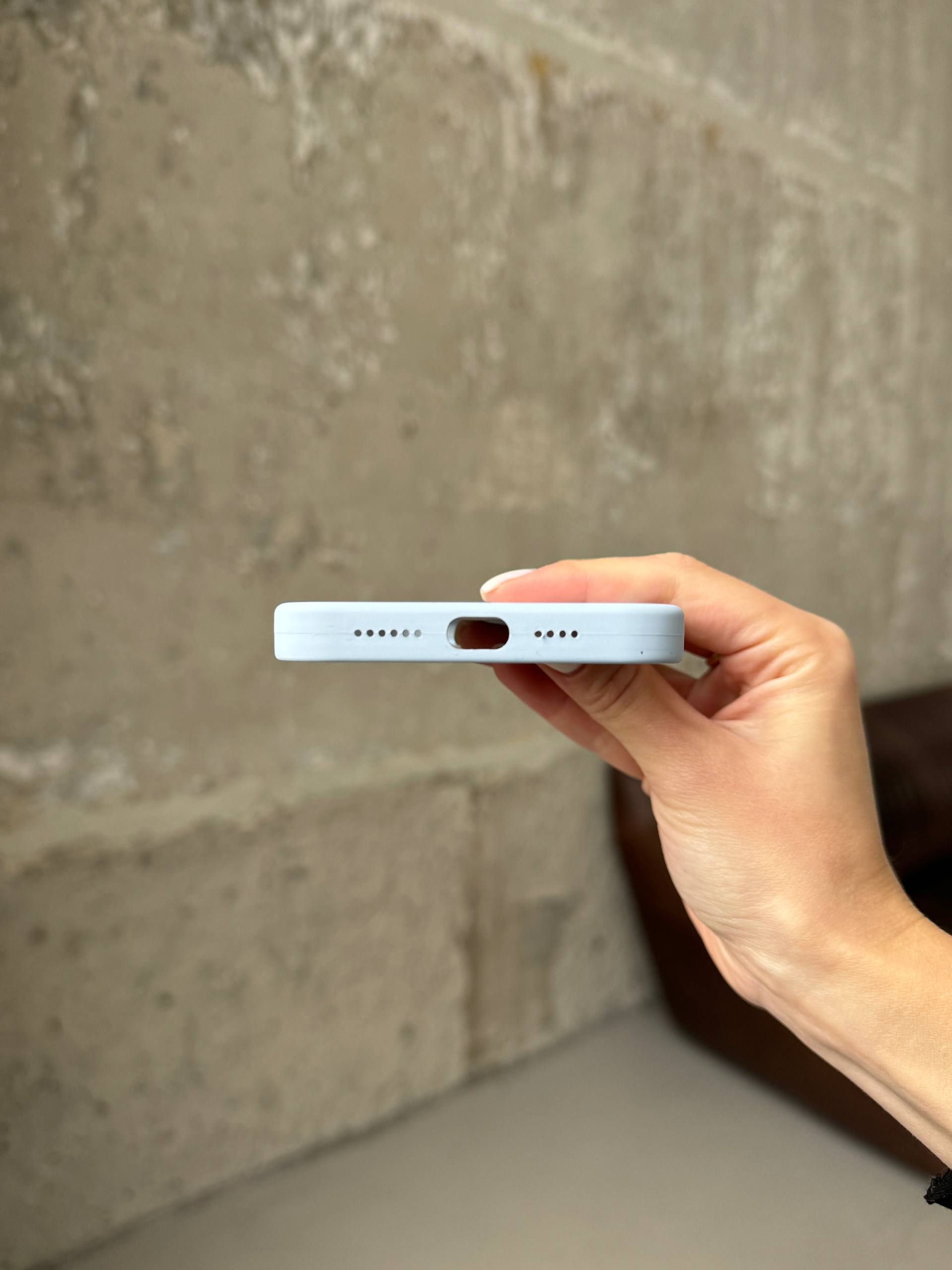 Чехол Silicone case с Magsafe на iPhone 12 / 12 Pro Cloud Blue (14)