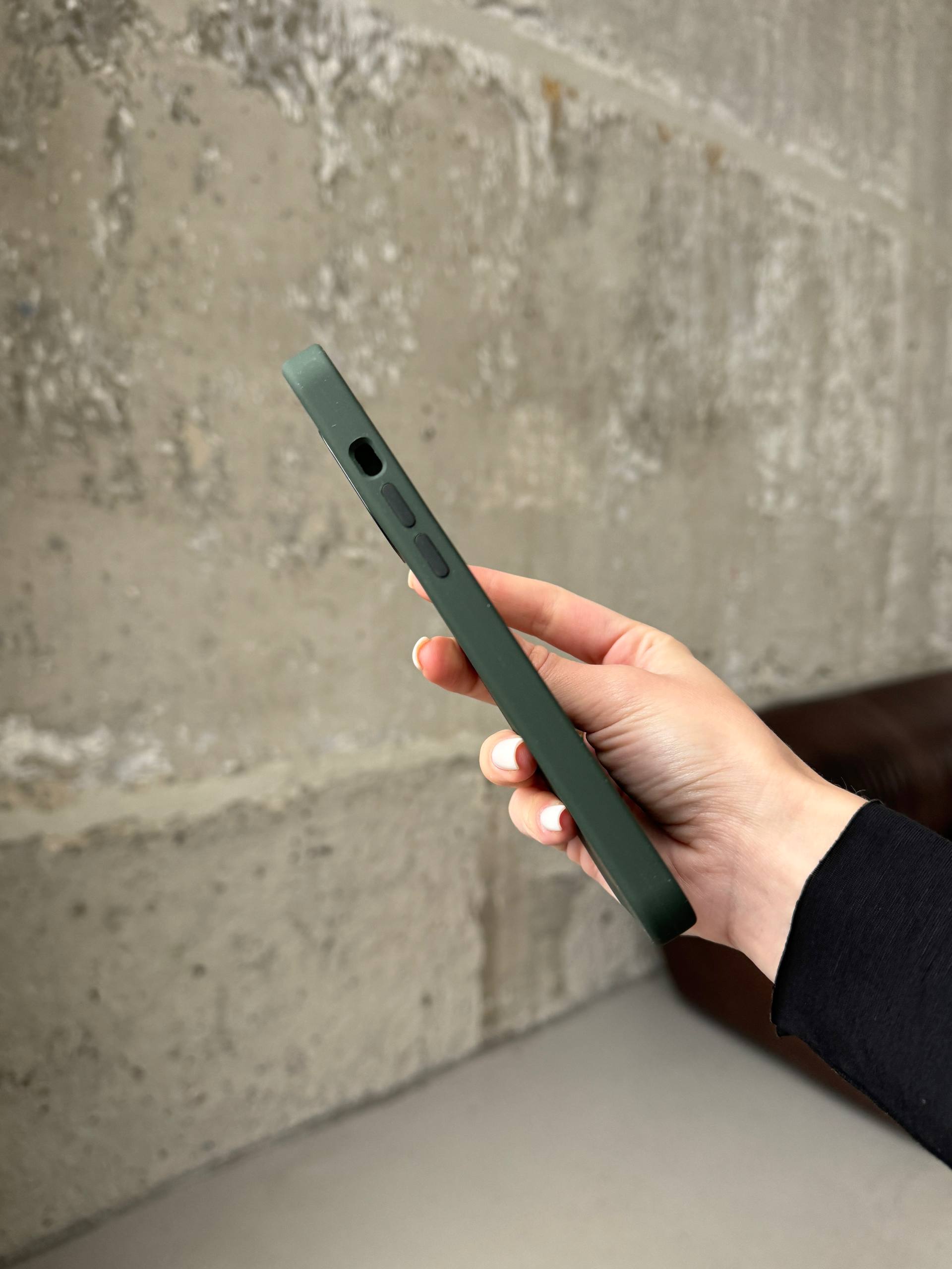 Чехол Silicone case с Magsafe на iPhone 12 / 12 Pro Cyprus Green (05)