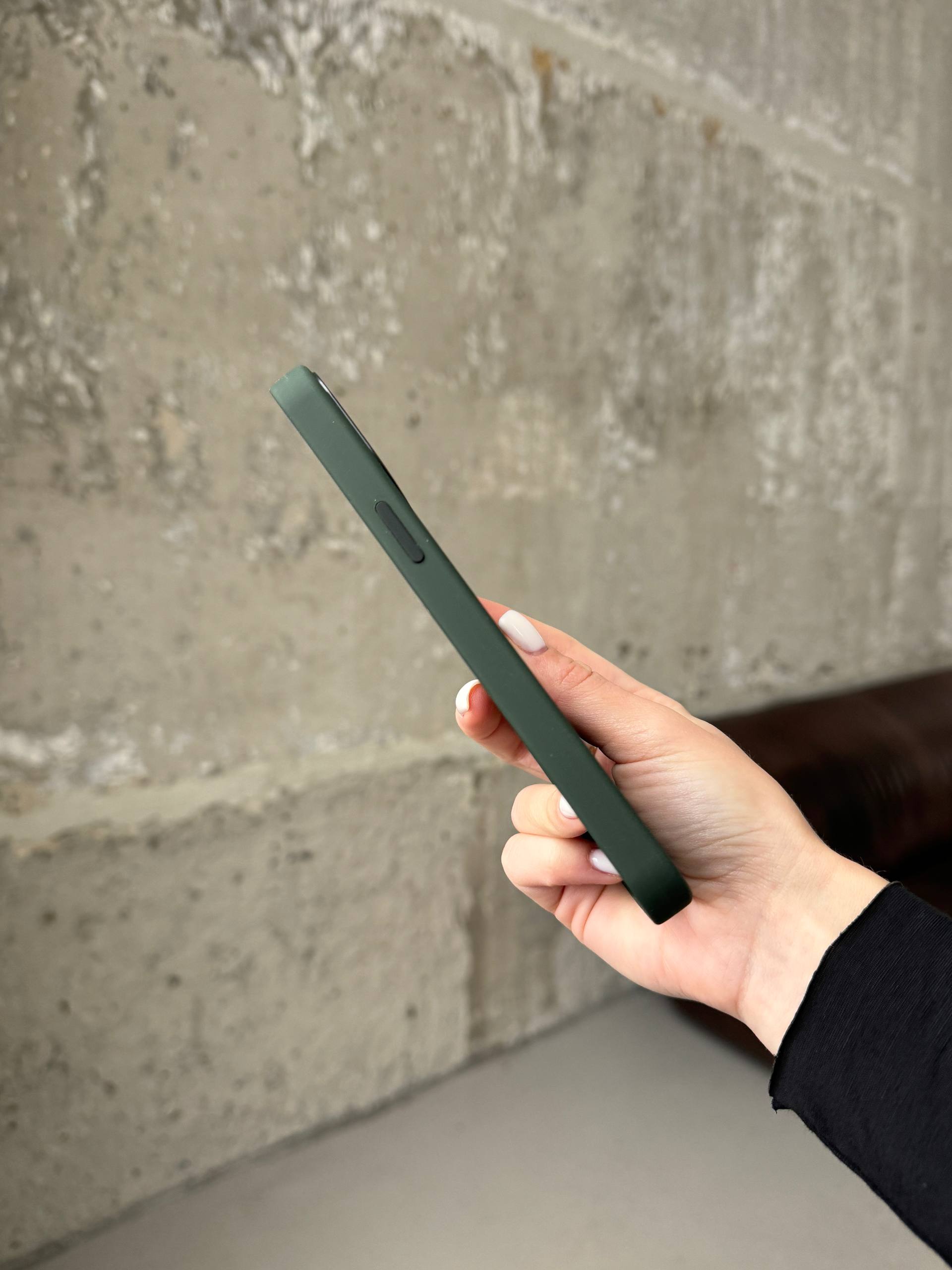 Чехол Silicone case с Magsafe на iPhone 12 / 12 Pro Cyprus Green (05)