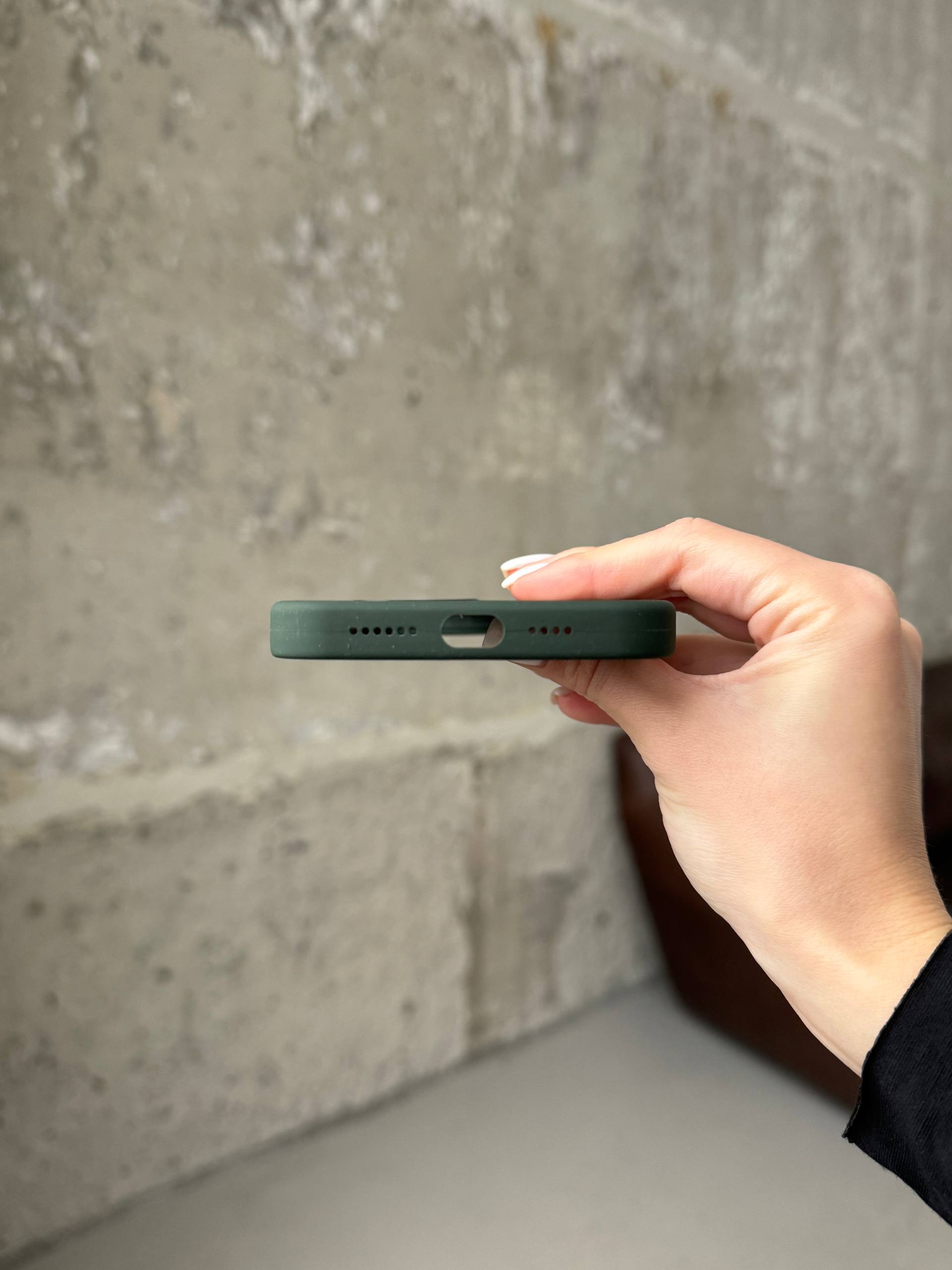 Чехол Silicone case с Magsafe на iPhone 12 / 12 Pro Cyprus Green (05)