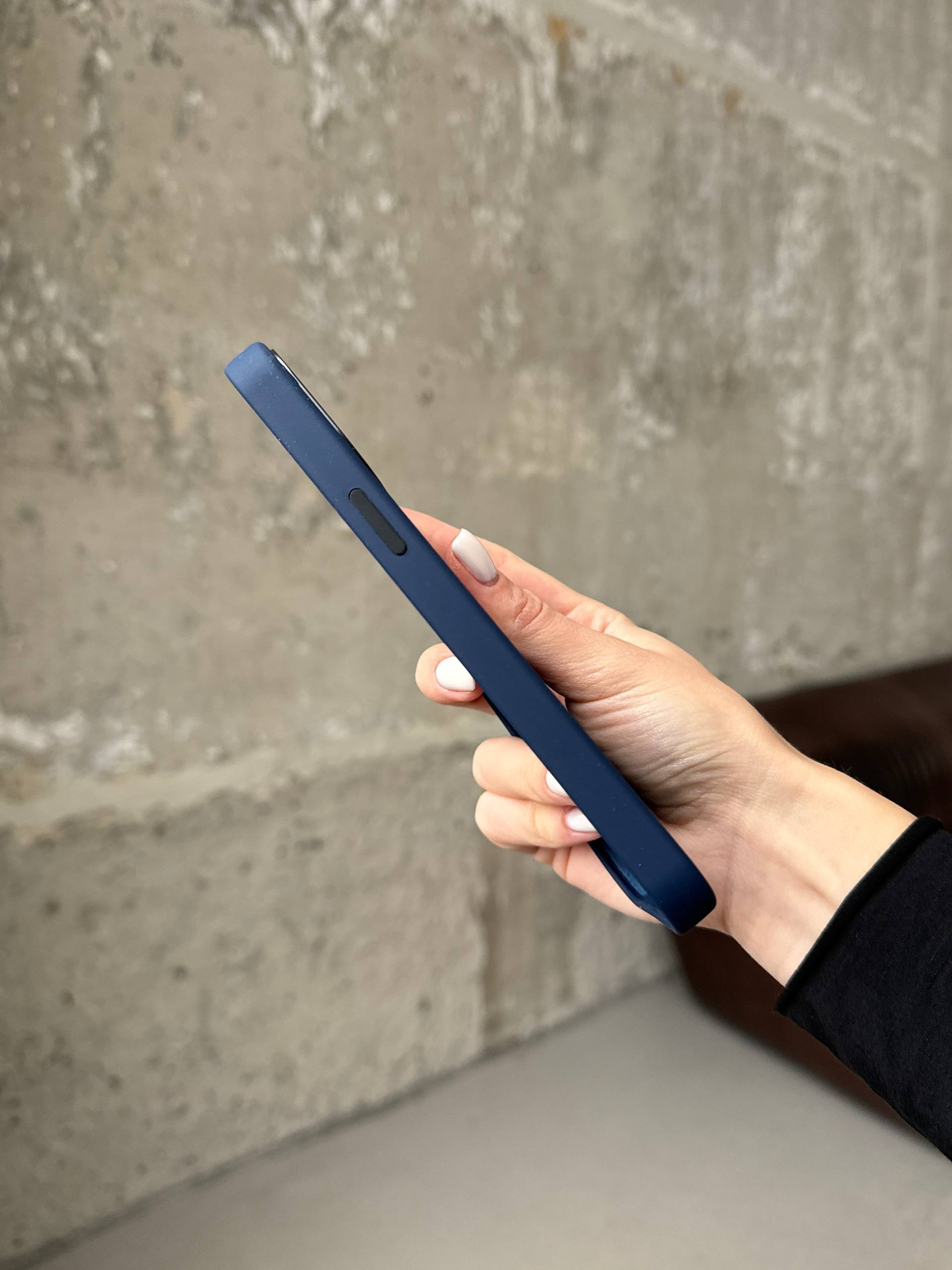 Чехол Silicone case с Magsafe на iPhone 12 / 12 Pro Deep Navy (04)