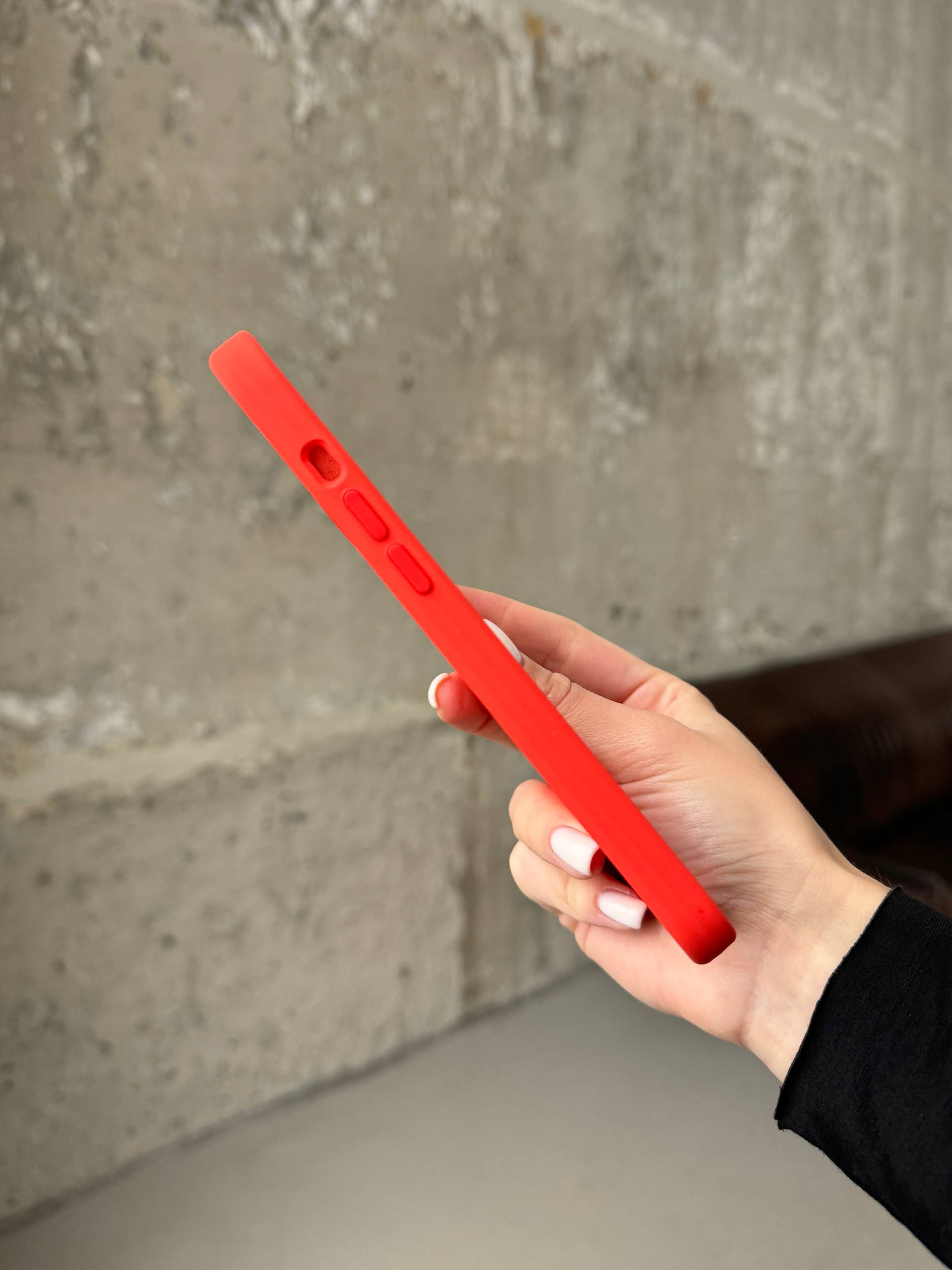 Чехол Silicone case с Magsafe на iPhone 12 / 12 Pro Electric Orange (15)