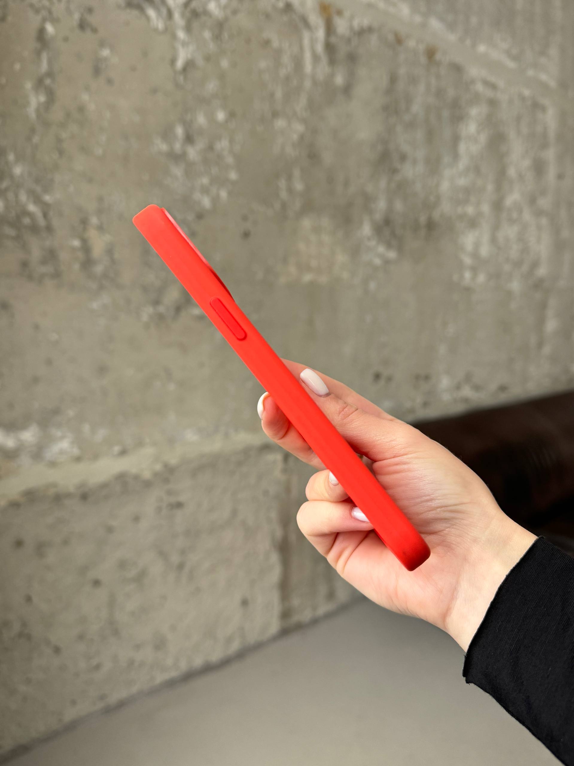 Чехол Silicone case с Magsafe на iPhone 12 / 12 Pro Electric Orange (15)