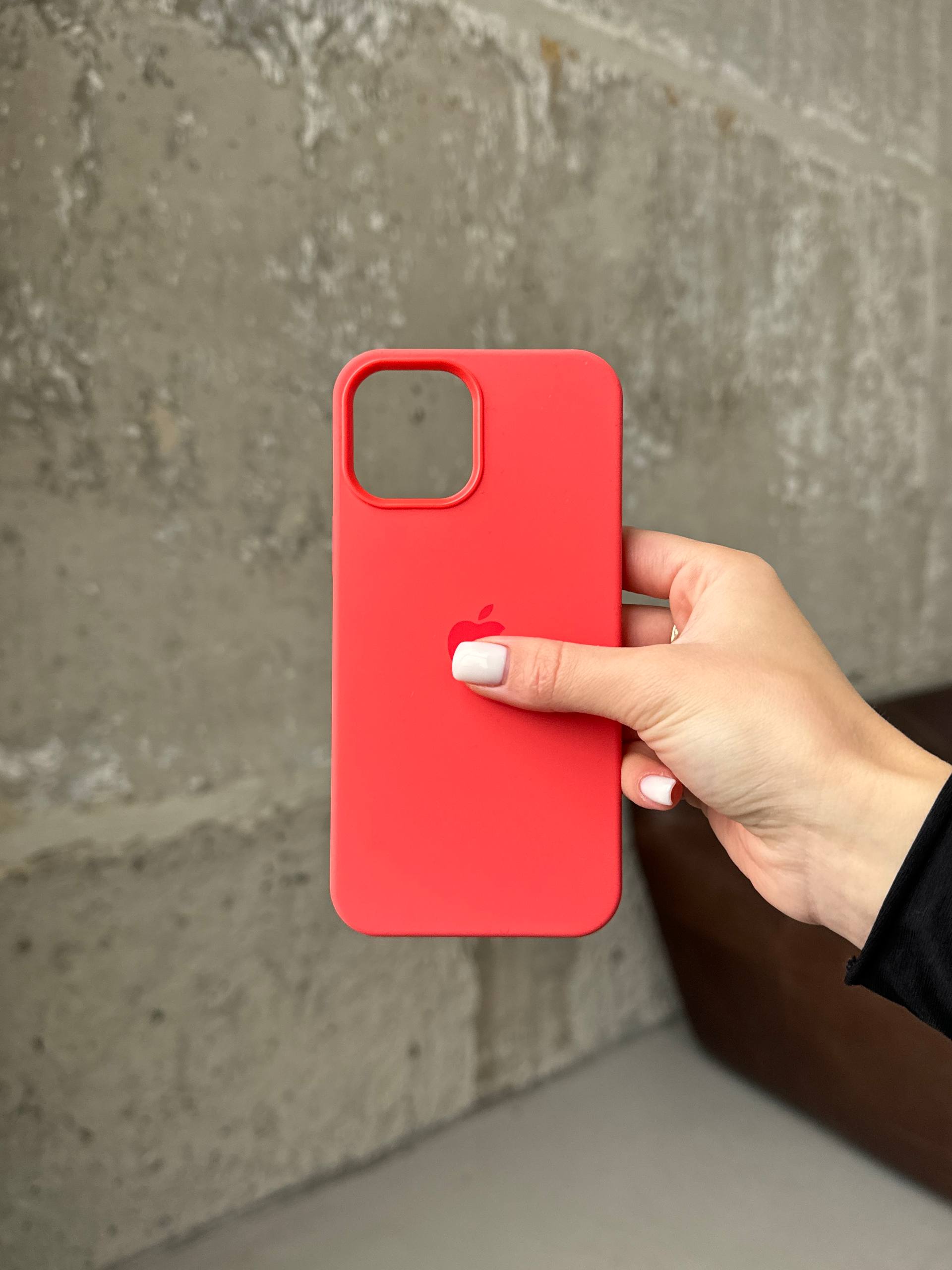 Чохол Silicone case з Magsafe на iPhone 12 Pro Max Pink Citrus (08)