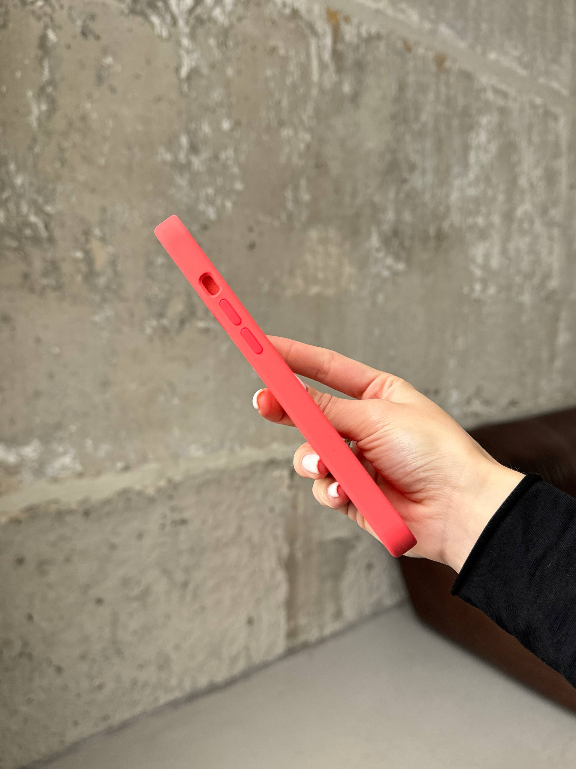 Чохол Silicone case з Magsafe на iPhone 12 Pro Max Pink Citrus (08)