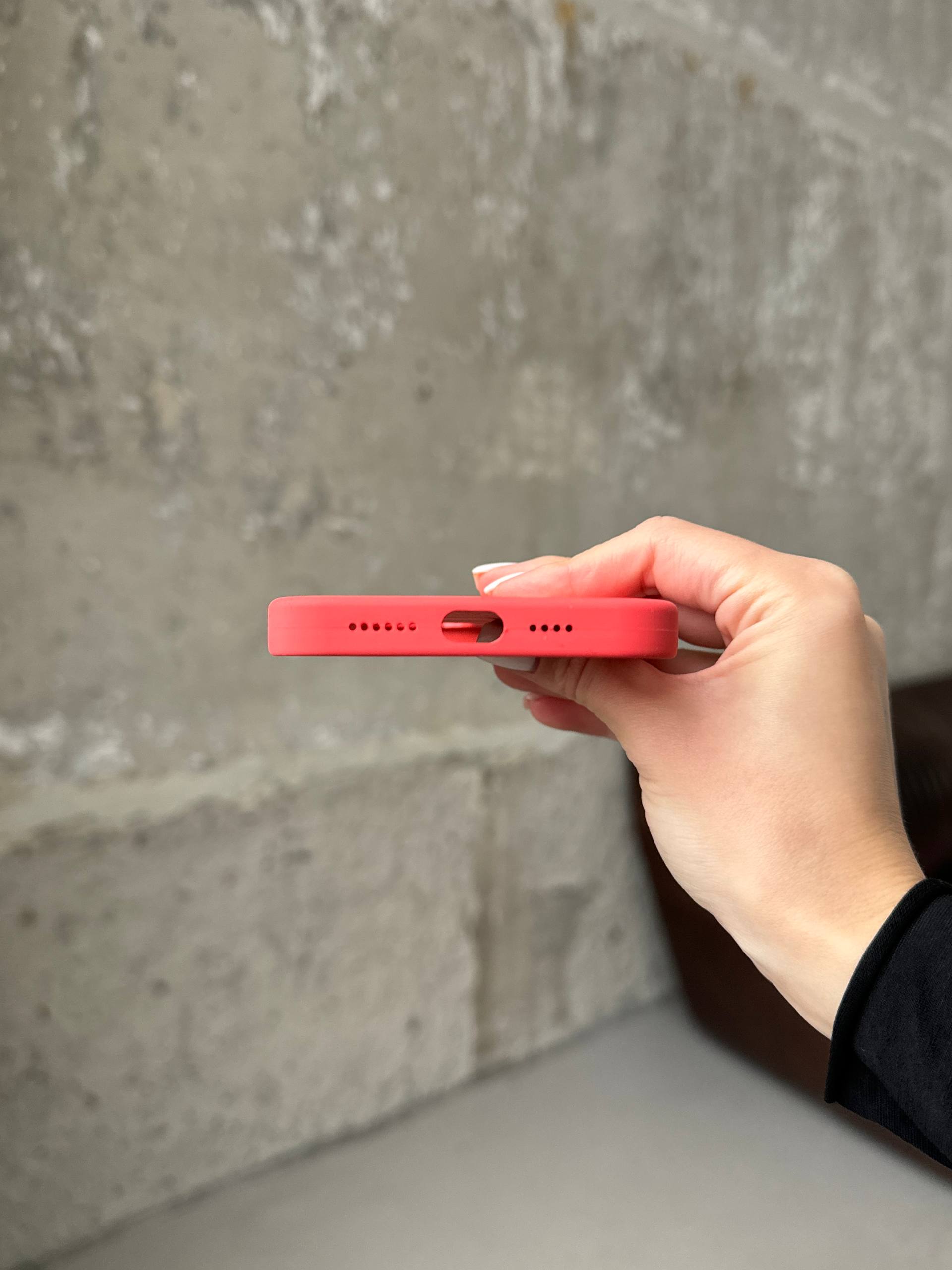 Чохол Silicone case з Magsafe на iPhone 12 Pro Max Pink Citrus (08)