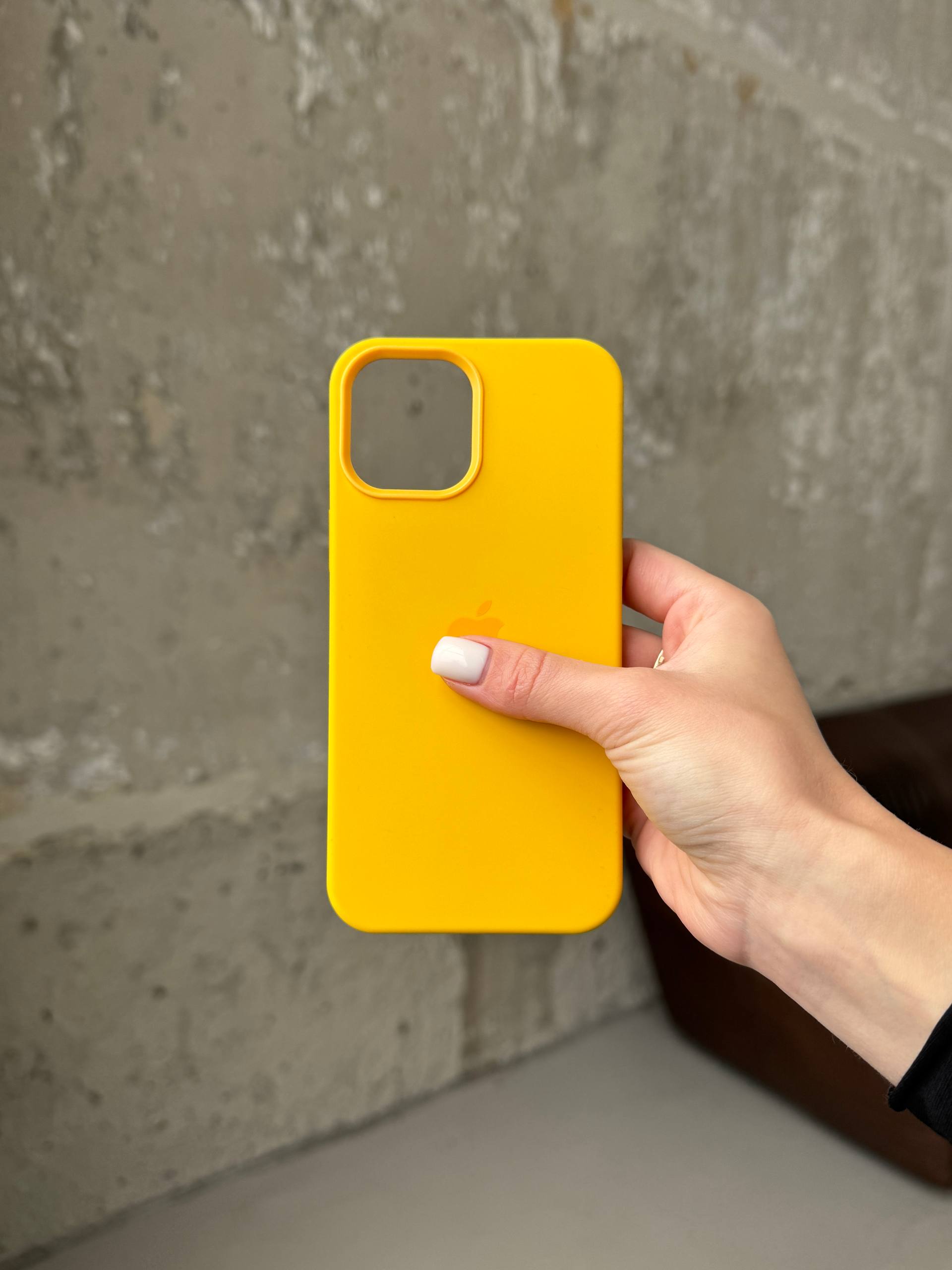 Чохол Silicone case з Magsafe на iPhone 12 / 12 Pro Sunflower (13)