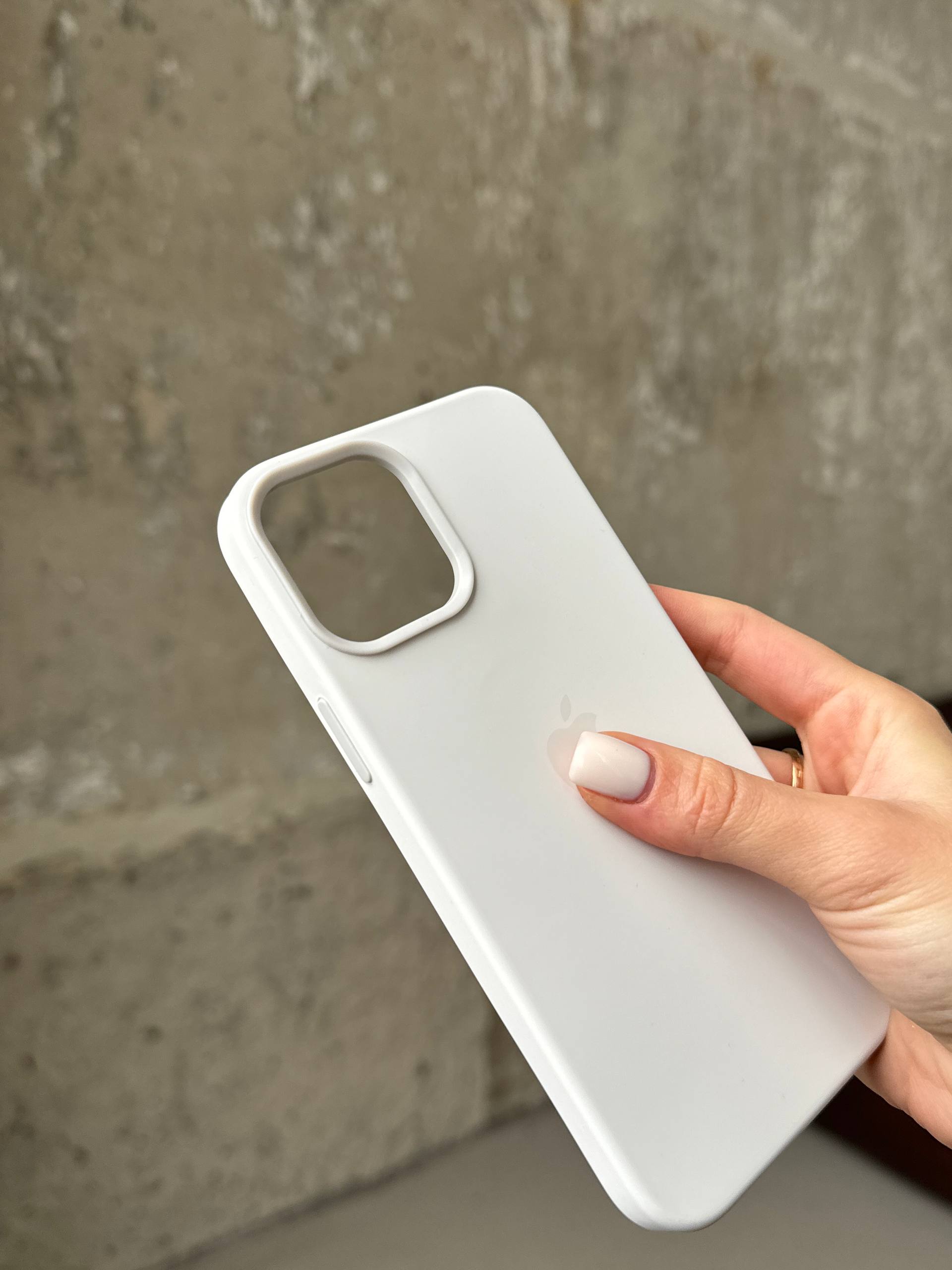 Чехол Silicone case с Magsafe на iPhone 12 Pro Max White (03)