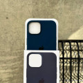 Чохол Silicone case з Magsafe на iPhone 13 Abyss Blue (03)