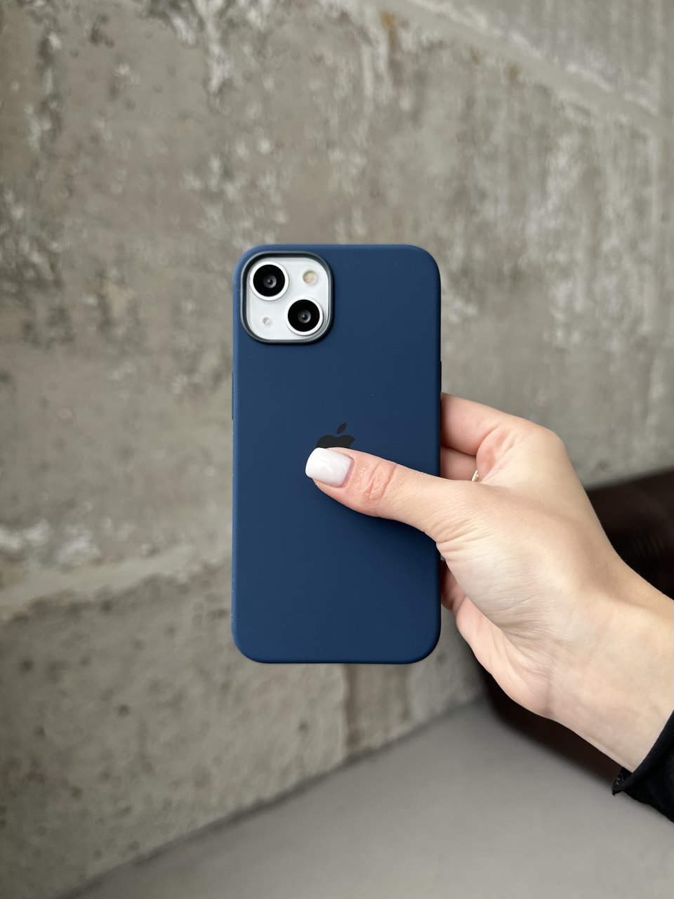 Чехол Silicone case с Magsafe на iPhone 13 Abyss Blue (03)