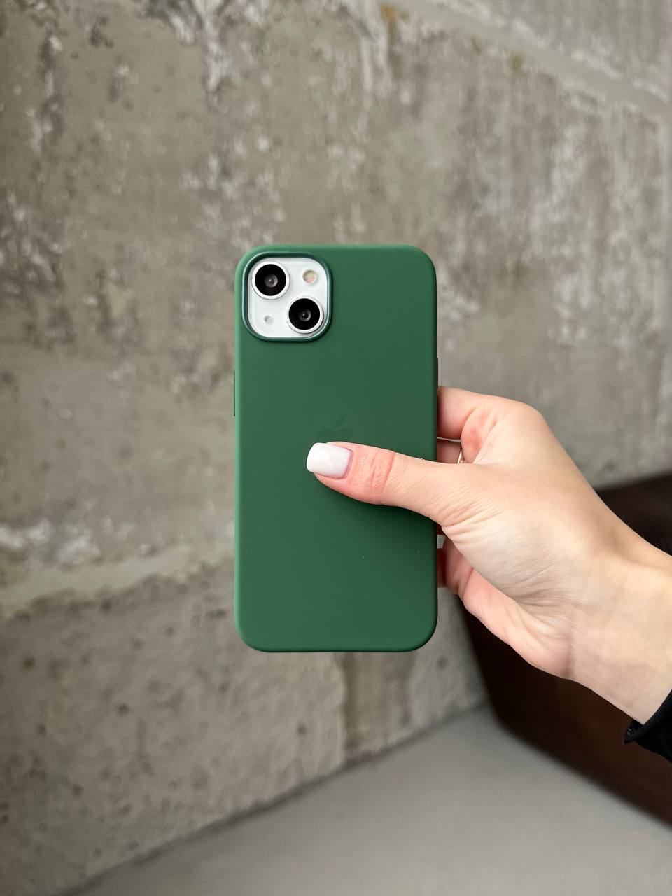 Чехол Silicone case с Magsafe на iPhone 13 Clover (05)