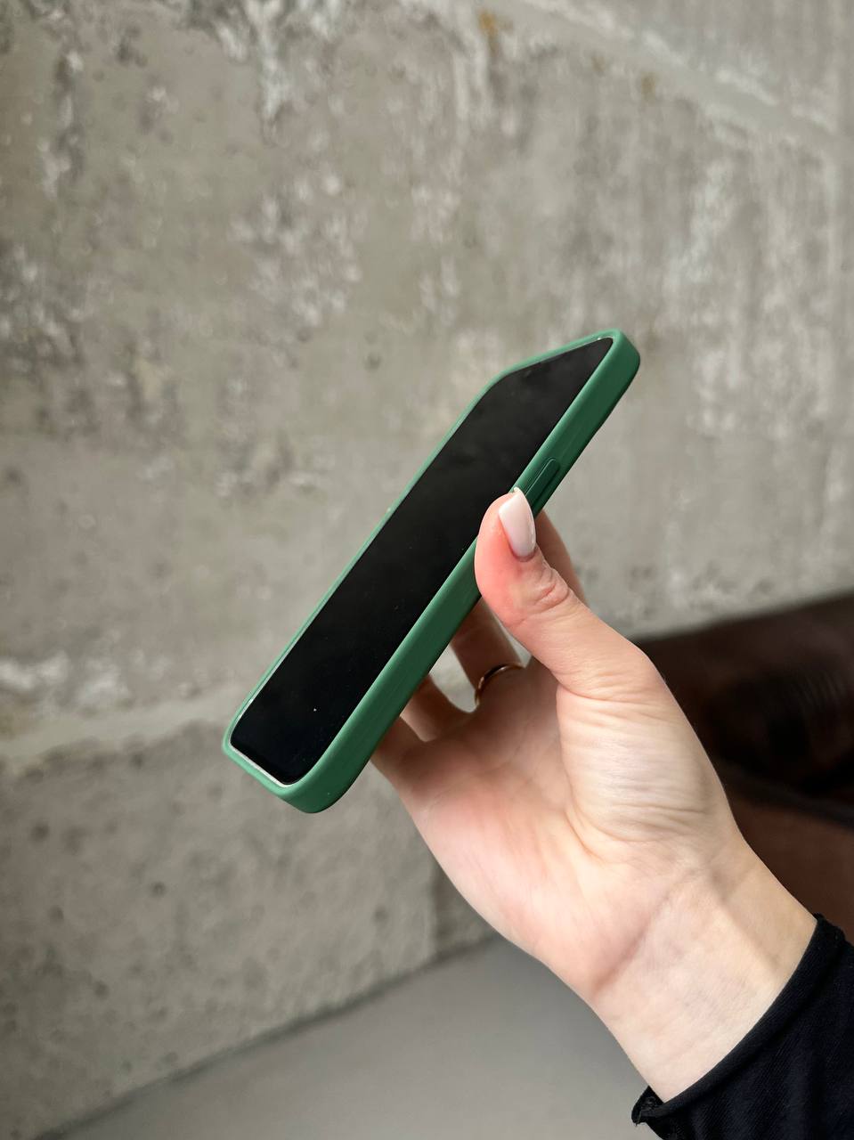 Чехол Silicone case с Magsafe на iPhone 13 Clover (05)