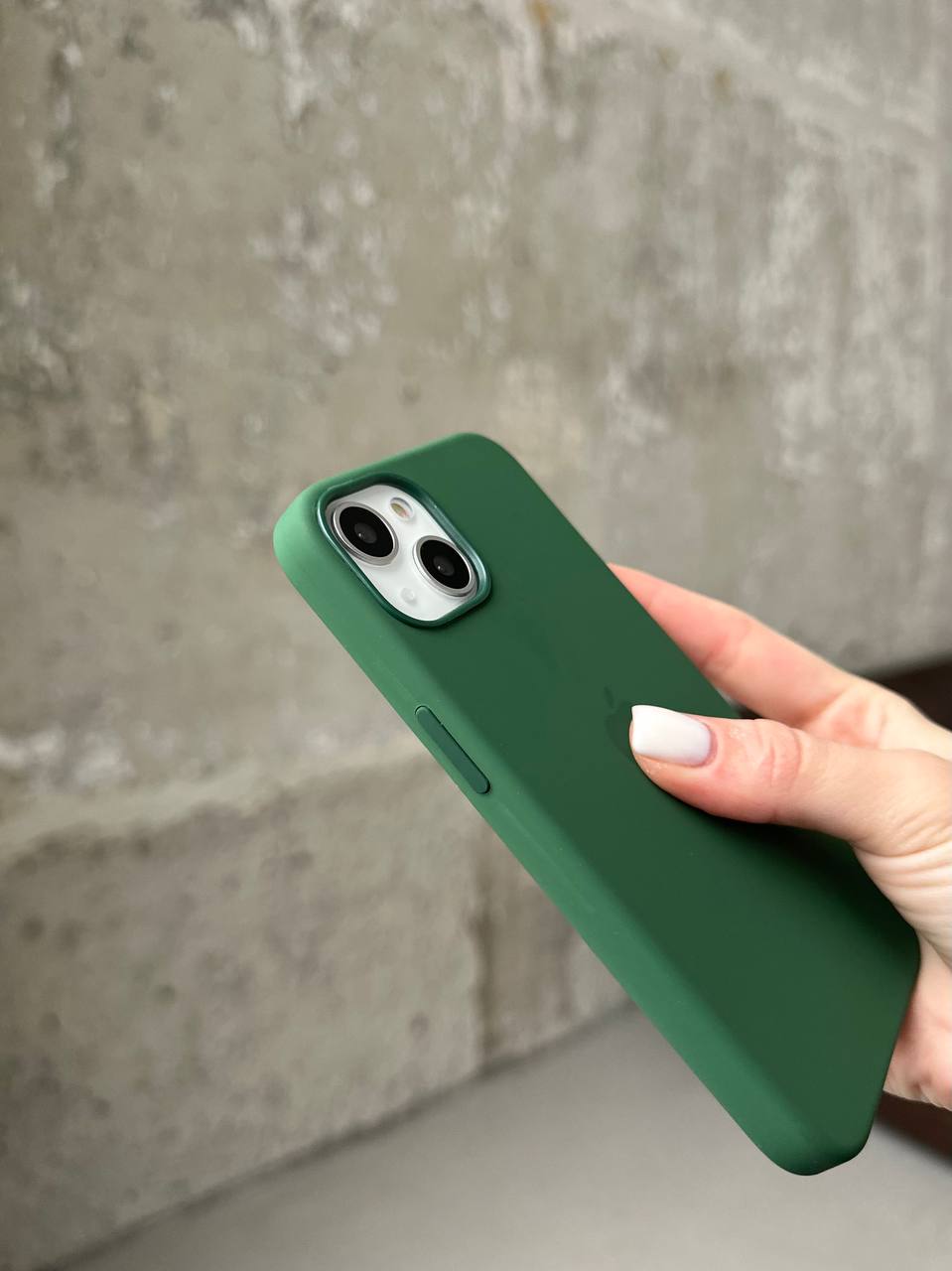 Чехол Silicone case с Magsafe на iPhone 13 Clover (05)