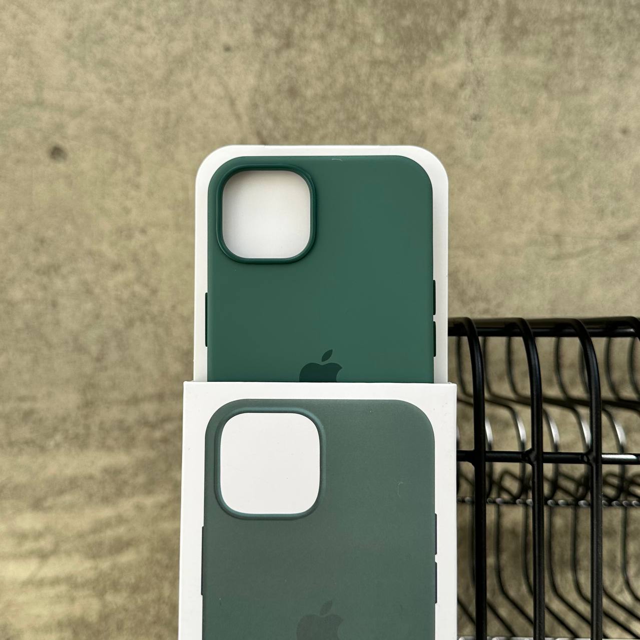 Чехол Silicone case с Magsafe на iPhone 13 Eucalyptus (11)